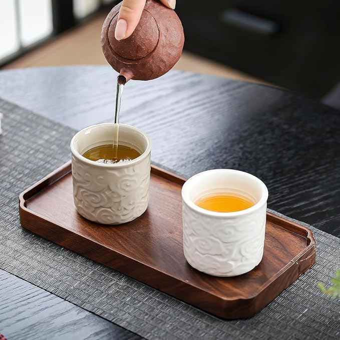 Ceramic Espresso Cups Set of 4-3oz Demitasse Cups - Image 5
