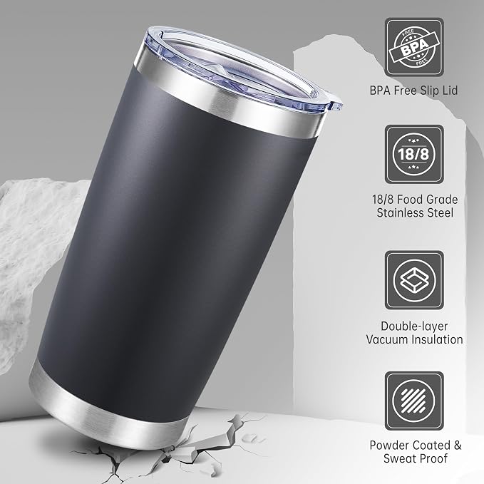20 oz Tumbler Stainless Steel Tumblers - Image 3