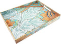 Spsyrine Serving Tray with Handles, Plastic Decorative Tray by Spsyrine
