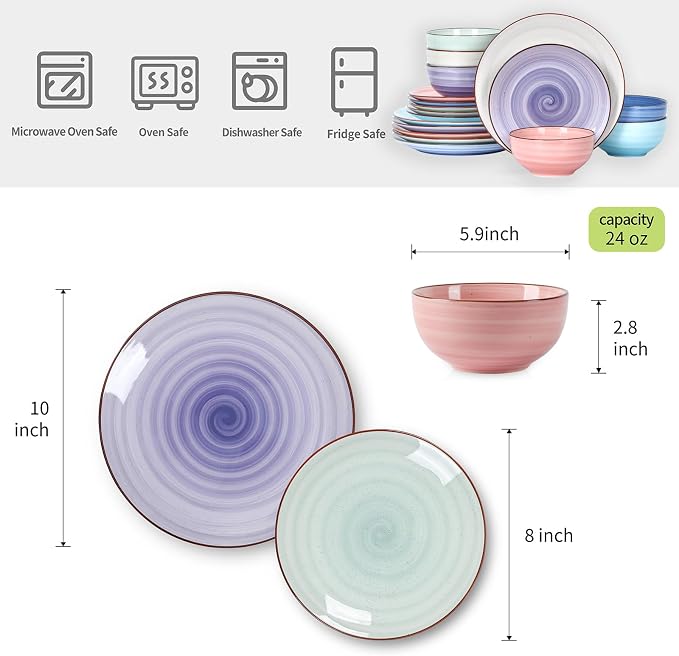Selamica Ceramic Dinnerware Sets - Image 3