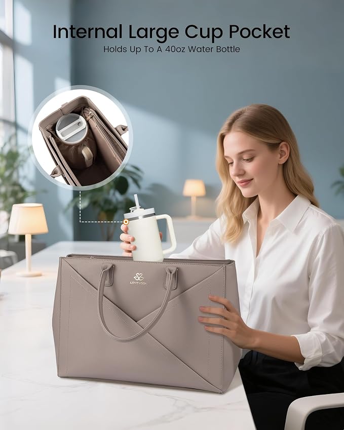 LOVEVOOK Laptop Work Tote Bag for Women - Image 3