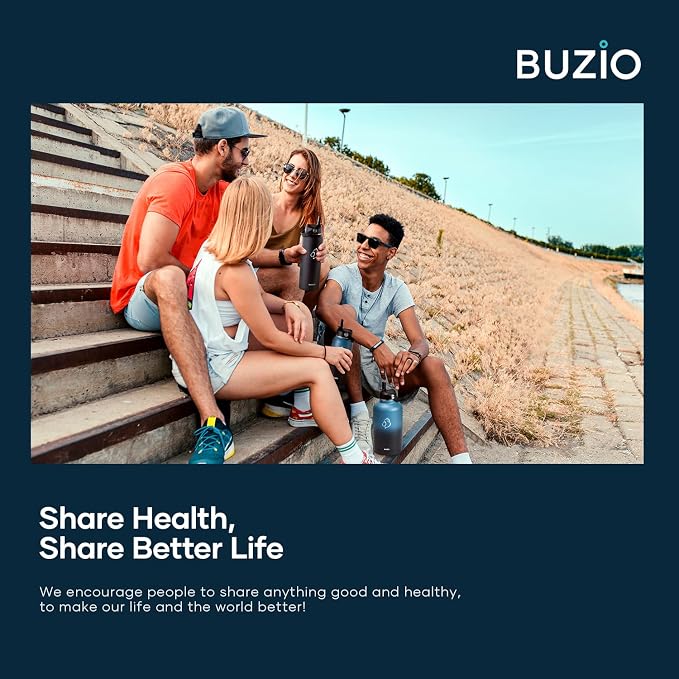 BUZIO 64 oz Insulated Stainless Steel Water Bottle - Image 8