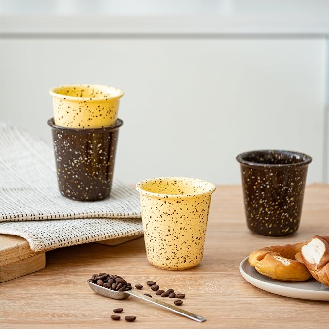 10 oz Coffee Mugs, Microwave & Dishwasher Safe, Drip-Proof Rim, - Image 5