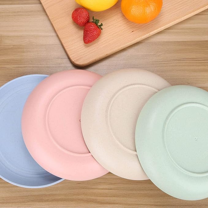 8.8 Inches Unbreakable Wheat Straw Plates - Image 2