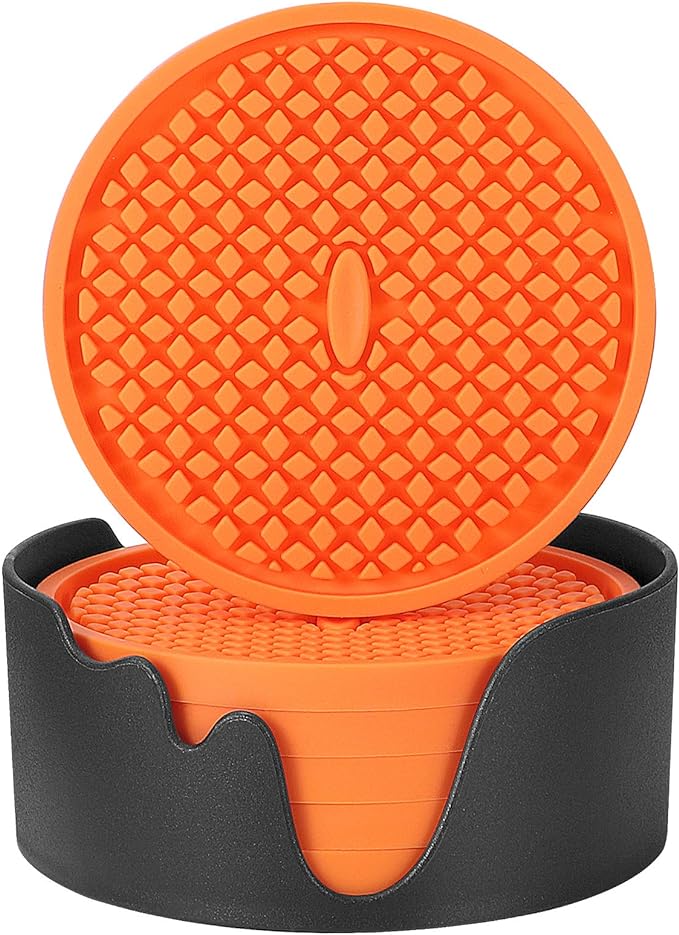 ME.FAN Silicone Coasters Thickened Drink Coasters by MEFAN