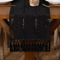 DeZerlor Boho Macrame Table Runner Spring Easter Farmhouse Woven Small Table by DeZerlor