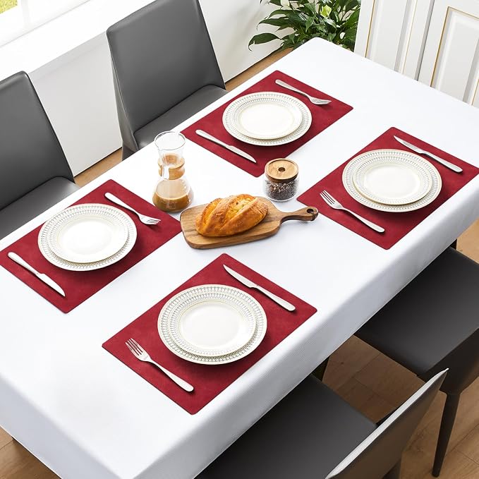MOSAYT Vinyl Placemats Set of 8-12 X 17 Inch - Image 2