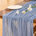 Cheesecloth Table Runner Summer Boho Wedding Birthday Party Home Decor | Dusty by Socomi