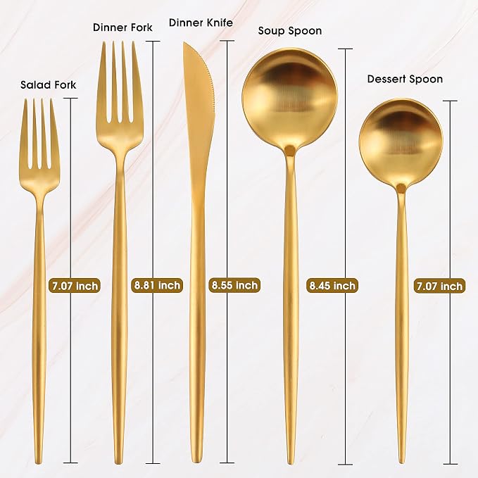 60-Piece Stainless Steel Flatware Set - Image 2