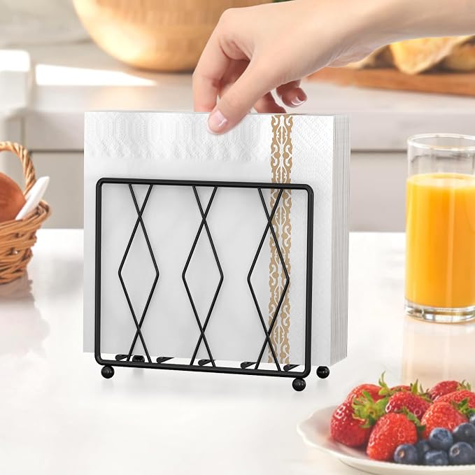 Napkin Holder for Table, Modern Metal Napkin Holders for Paper Napkins & - Image 6