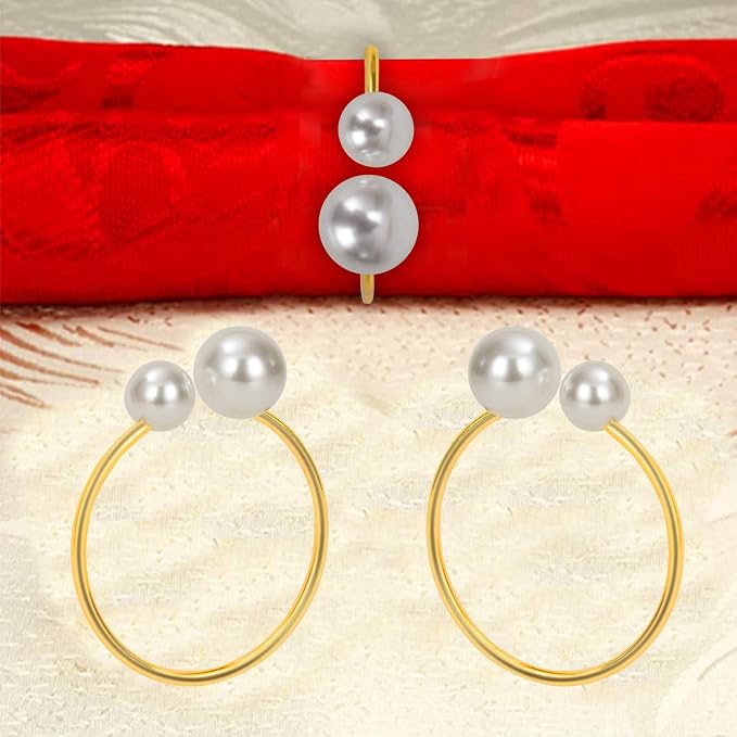 KPOSIYA Pearl Napkin Rings - Image 7
