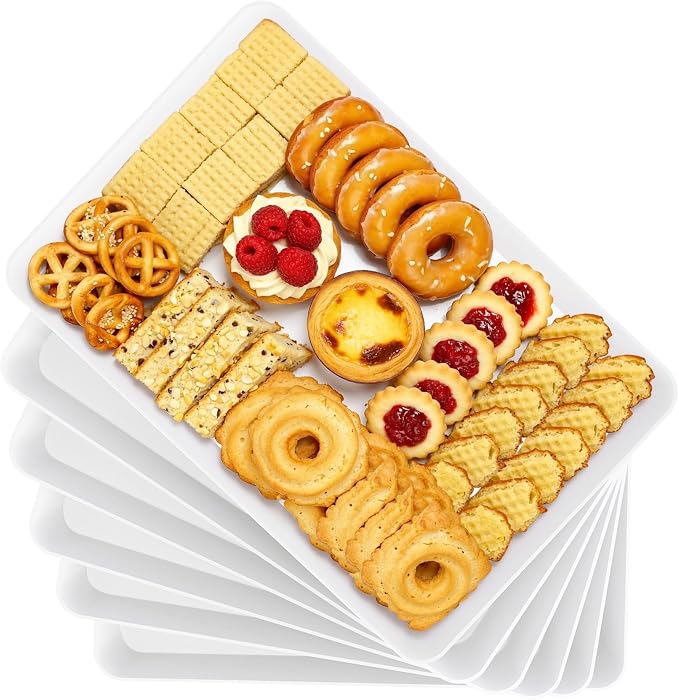 Serving Trays, Serving Platter, Plastic Trays, Rectangular, by Unknown
