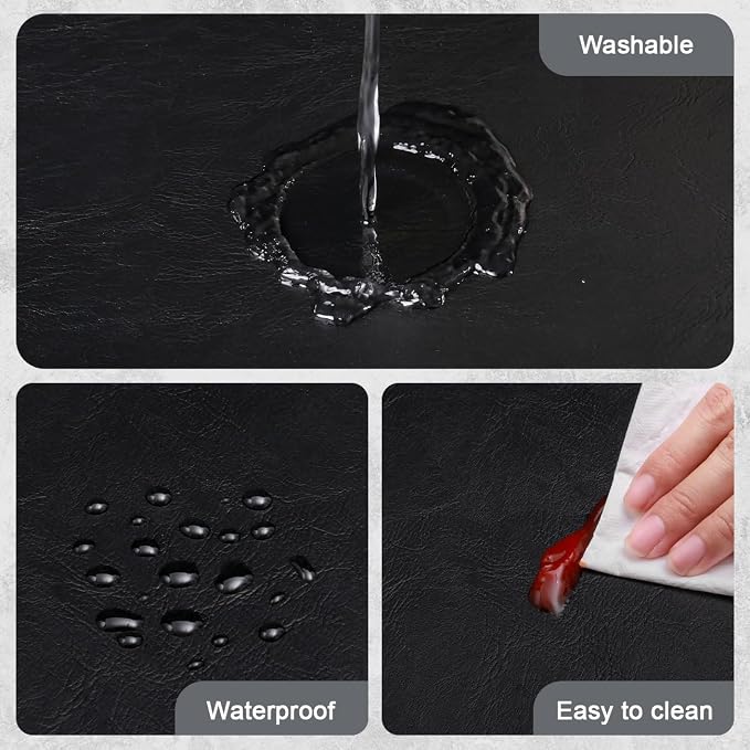 Vinyl Placemats Set of 4, Dual Sided Place Mats - Image 4