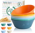 Unbreakable Cereal Bowls, Wheat Straw Bowl by HOMIENLY