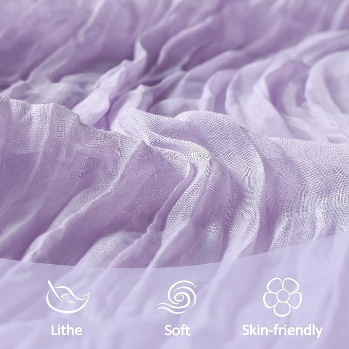 12 Pack Lilac Purple Cheesecloth Table Runner 10Ft Lavender Gauze Cheese Cloth - Image 5