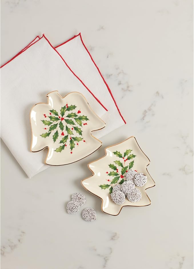 Lenox Hosting the Holidays Christmas Tree Plate | dishwasher safe | 5.75 inch | - Image 5
