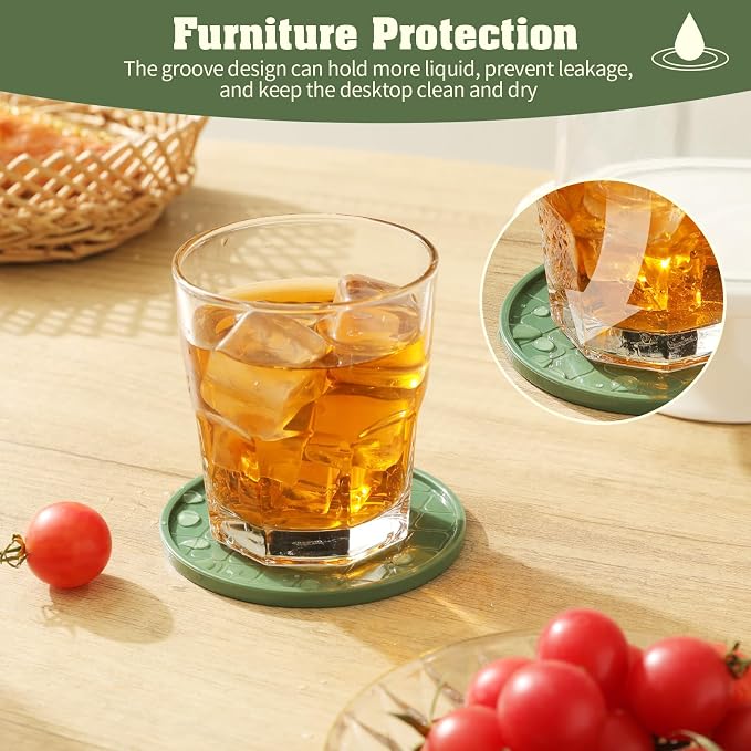 Coasters, Drink Coasters Set of 8 - Image 2