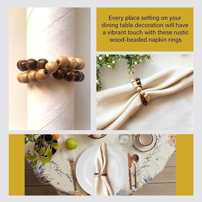 Napkin Rings Set of 6 - Image 8