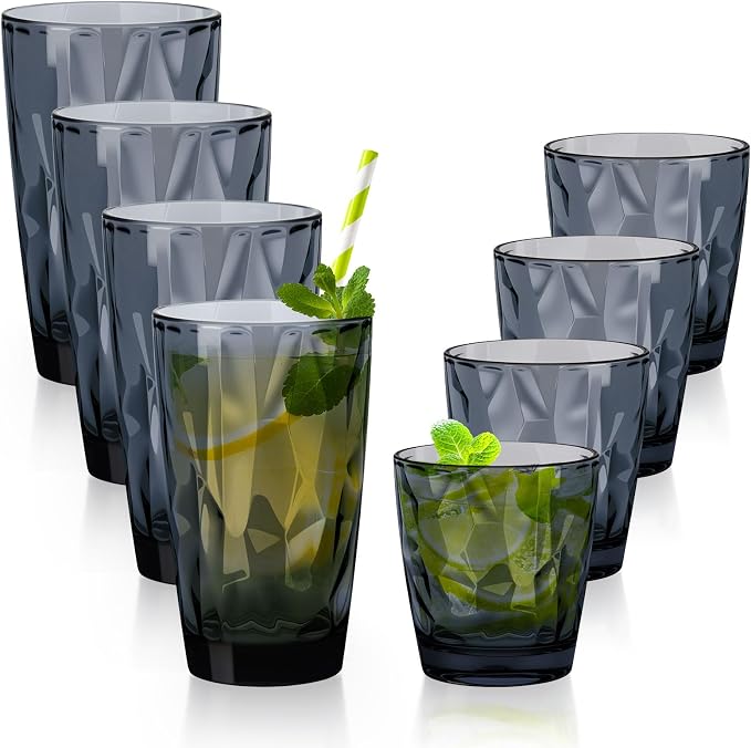 Topsky Plastic Tumblers Reusable, Shatter Proof Cups Drinking Glasses, by HomeandKitchenNO1