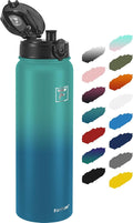 Fanhaw 40 oz Insulated Stainless Steel Water Bottle by FANHAW