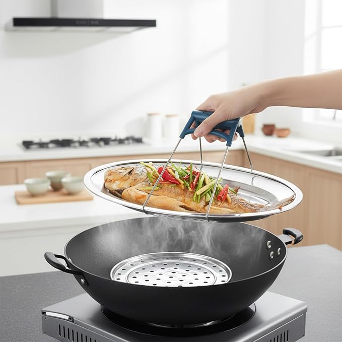 8 Pack Stainless Steel Oval Platter, Sturdy Oval Food Serving Trays Decorative - Image 4
