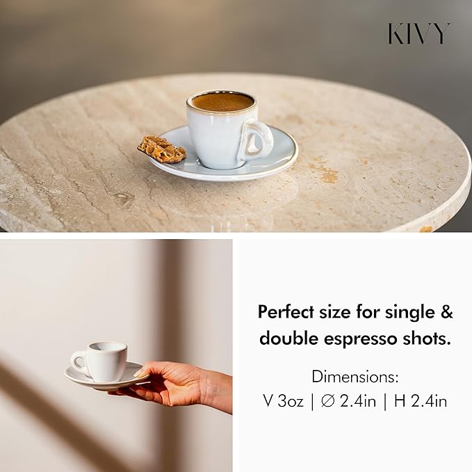 KIVY Espresso Cups Set 4x 3oz - Image 4