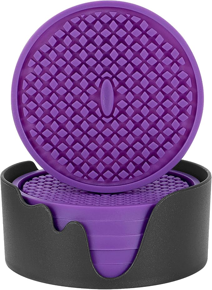 ME.FAN Silicone Coasters Thickened Drink Coasters by MEFAN