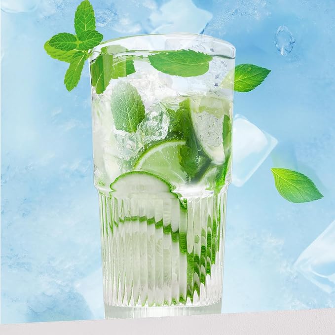 Luiaiog 18.5oz Glass Cups with Lids and Straws – Single Reusable Tumbler - Image 9