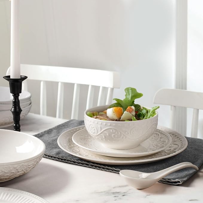 Cereal Bowls 26 OZ, Ceramic Soup Bowls - Image 6