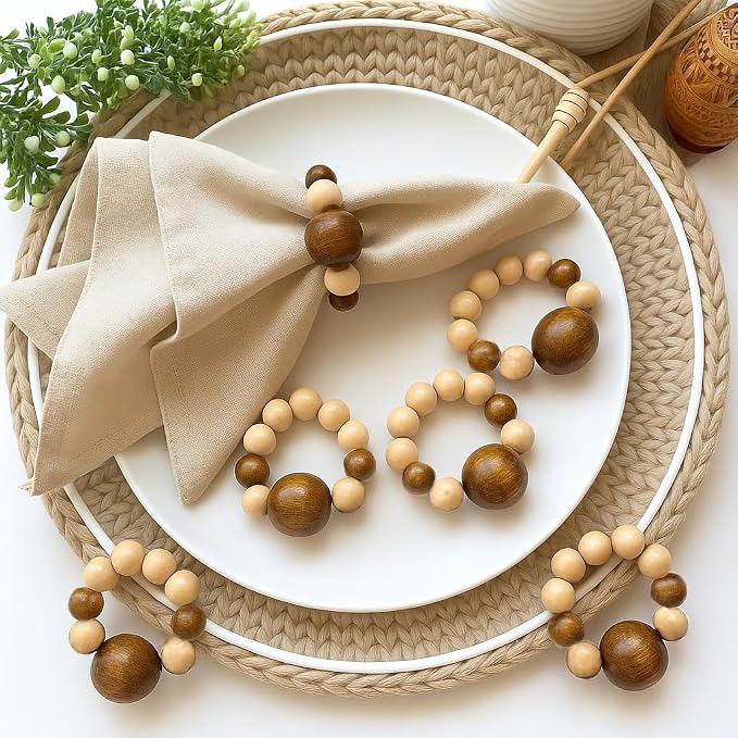 Napkin Rings Set of 6 by LEBEJUA-EXCLUSIVENAPKINRINGSSET