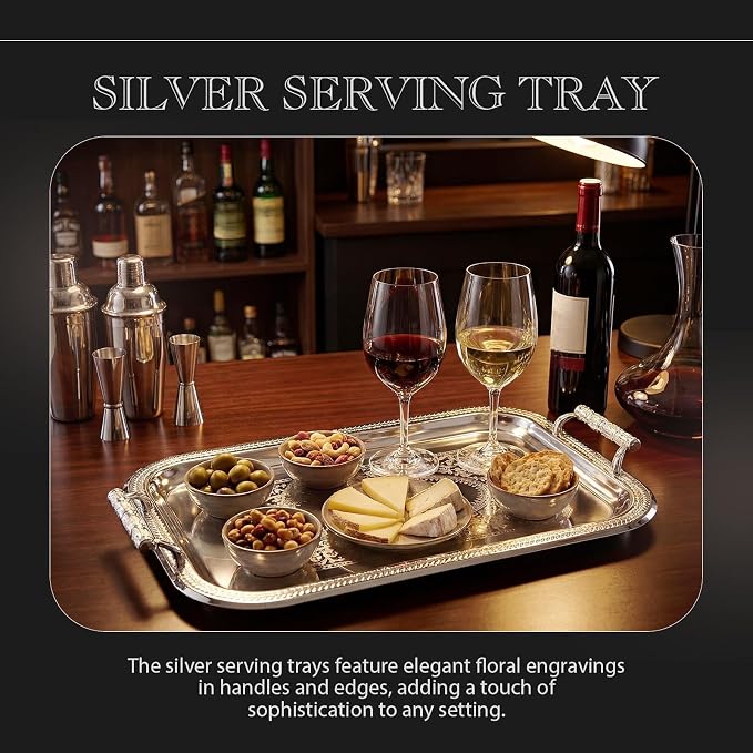 Rtteri Silver Serving Trays - Image 3