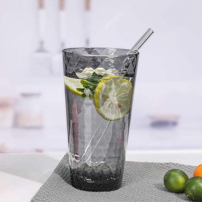BPA-Free Plastic Tumblers 8 Pack | Reusable Dishwasher Safe | Stackable - Image 5