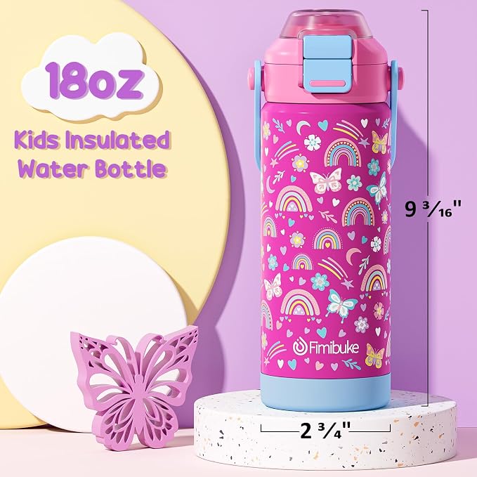 Fimibuke 18oz Kids Insulated Water Bottle - Image 6