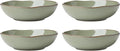 Oneida Organic Shades Sage Green Stoneware Pasta Bowl Set by Oneida