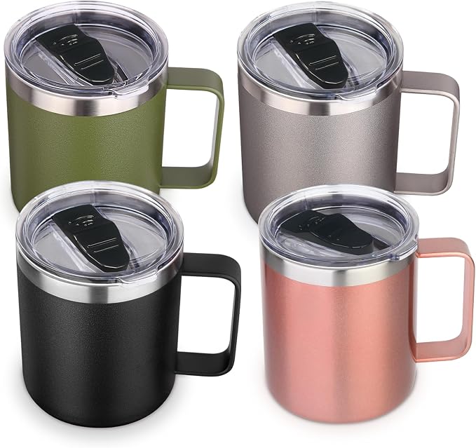 Volhoply 14oz Insulated Stainless Steel Coffee Mug by LiveFully%EF%BC%8CDrinkFreely%E2%80%94KeepGoingwithVolhoply%EF%BC%81