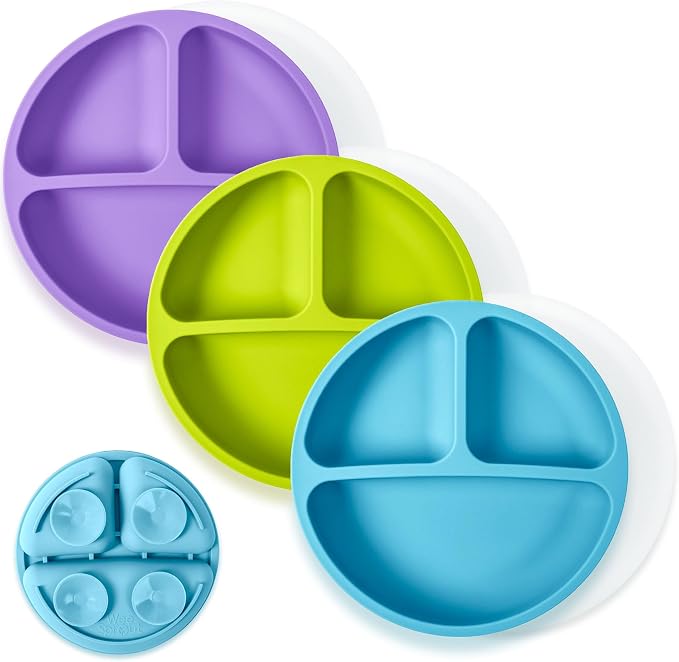 WeeSprout Suction Plates with Lids by WeeSprout