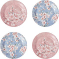 Bico Spring Sakura Salad Plates Set of 4, 8.75 Inch Ceramic Dessert Plates by Bico