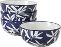 Gibson Home Ivory Estate 4-Piece Cereal Bowl Set, 5.5 Inch Round Stoneware Bowls by GibsonHomewares