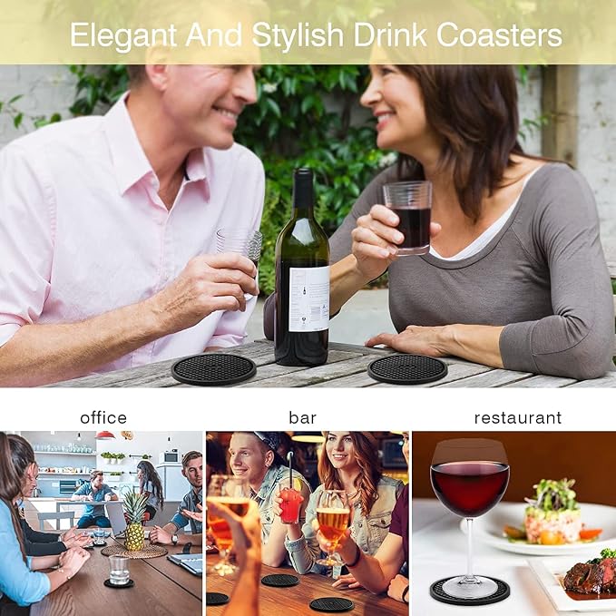 Silicone Drink Coasters - Image 7