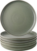 AmorArc Ceramic Dinner Plates Set of 6, 10.25 Inch Stoneware Dishes Set | Wavy by AmorArc