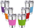 6 Pack Stainless Steel Tumblers & Water Glasses by Rommeka