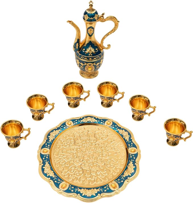 Turkish Tea Set, Vintage Coffee Pot - Image 6