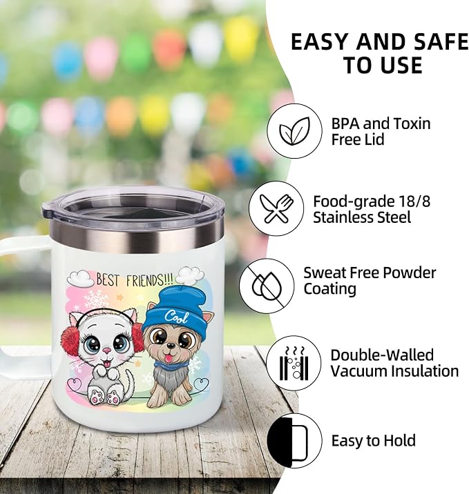 Volhoply 14oz sublimation Insulated Stainless Steel Coffee Mug - Image 5