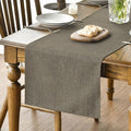 Artoid Mode Coffee Brown Table Runner, Seasonal Fall Washable Kitchen Dining by ArtoidMode