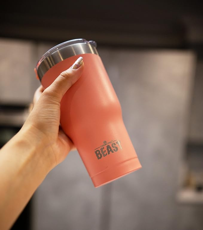 Beast 20 oz Tumbler Stainless Steel Vacuum Insulated Coffee Ice Cup Double Wall - Image 4