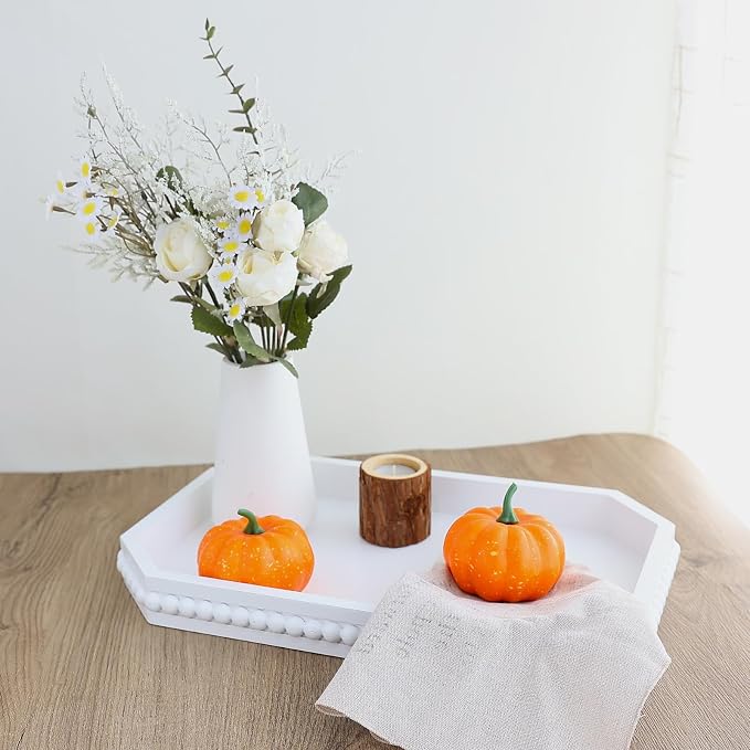 Hrastany White Wood Serving Tray - Image 6