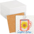 Bright Creations White Tile Coasters by BrightCreations
