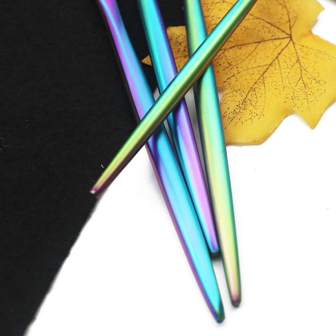 JASHII Luxury 18/10 Rainbow Flatware Set - Image 5