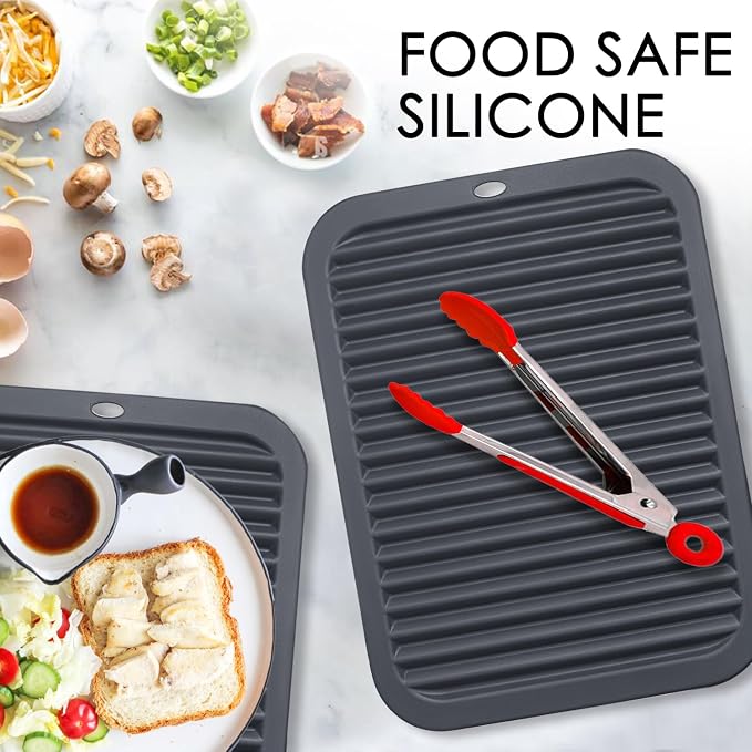 4 PCS Silicone Trivet for Hot Dishes, Silicone Hot Pads Trivets Mat for Hot - Image 3