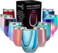 CHILLOUT LIFE 12 oz Stainless Steel Wine Tumbler by CHILLOUTLIFE